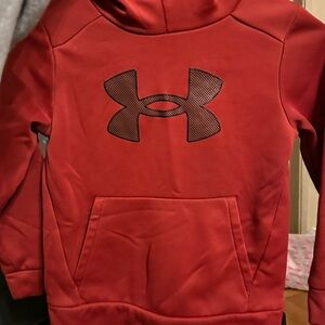 Under Armour Red Hoodie YXS